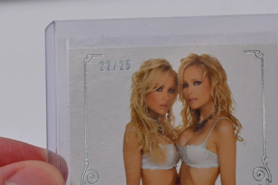 2022 Best of Benchwarmer Premium Bentley Twins Silver Foil 22/25 - Image 2 of 3