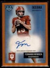 2025 Bowman Chrome University Football Orange Refractor Fernando Mendoza #55AV-FM