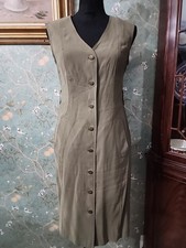 Calvin Klein dress SIZE 6 Olive Green Fall Sleeveless 