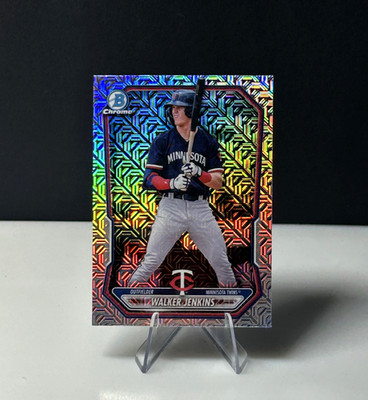 Walker Jenkins 2026 Bowman Chrome Prospect Mojo Refractor #BCP-98 Twins