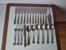 Lot 23 anciens couverts couleur argenté en vrac,poinçons,vintage