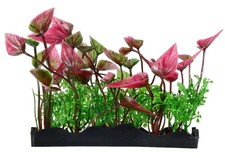 Penn-Plax Aqua-Scaping Fake Aquarium Purple Bunch Plastic Plant Fish Tank Decor