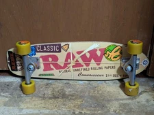 RAW CLASSIC CRUISER 7.5" x 24" SKATEBOARD Natural Unrefined Rolling Papers 