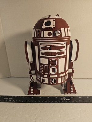 Movable 3d Printed R2-D2 '' Burgandy And White '' 10 inches Tall