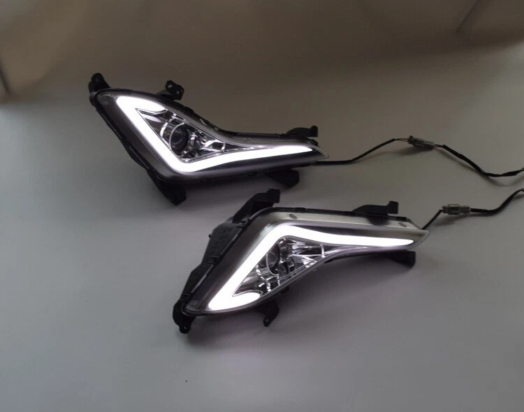 适用于现代伊兰特 2014 - 2016 DRL 日间行车灯带转向信号 — 第 4/4 张图片