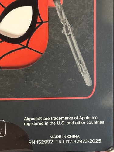 Spider-Man AirPods Case 3rd Generation Marvel Protective Cover Apple AirPods NIB - Picture 6 of 7