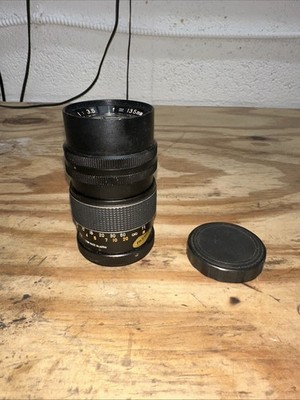 TESTED & WORKS! Aubell 135mm F3.5 T Mount Preset Aperture Lens