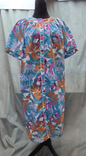 Collections Vintage 70s FlowerCore Muumuu Floral Caftan Dress Housecoat XL