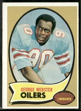 1970 Topps #120 George Webster EX/EX-MT