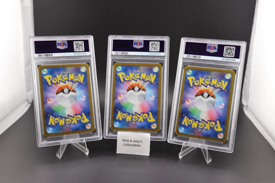 2025 POKEMON JPN BLACK BOLT 107 TYMPOLE 108 PALPITOAD 109 SEISMITOAD PSA 10 SET - Image 2 of 2