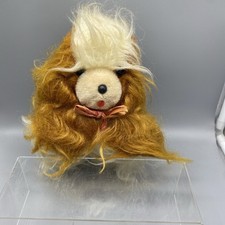 VTG Jestia No 1005 Japan Dog with Bow Plush 6  Tall
