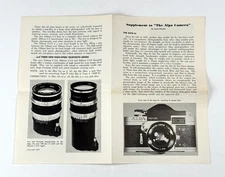 Alpa 6c Camera "Supplement" Kinoptik Apochromat Lenses 100mm f2 150mm f2.8