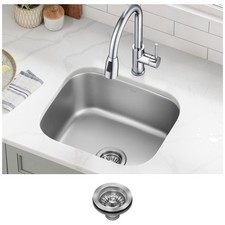 19.75" Stainless Steel Single Bowl Kitchen Sink