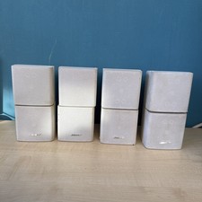 Bose Double Cube Speakers x4 – White – Fully Working