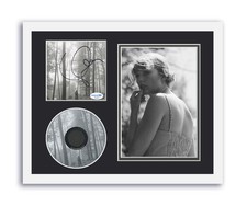 Taylor Swift Autographed Signed 11x14 Custom Framed CD Photo Folklore ACOA