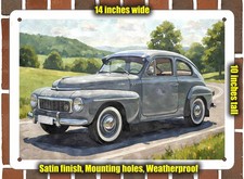 Metal Sign - 1954 Volvo Watercolor - 14x10