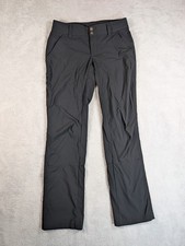 Columbia Pants Womens 8 Black Omni-Shield RollUp Hiking Outdoor Stretch Gorpcore