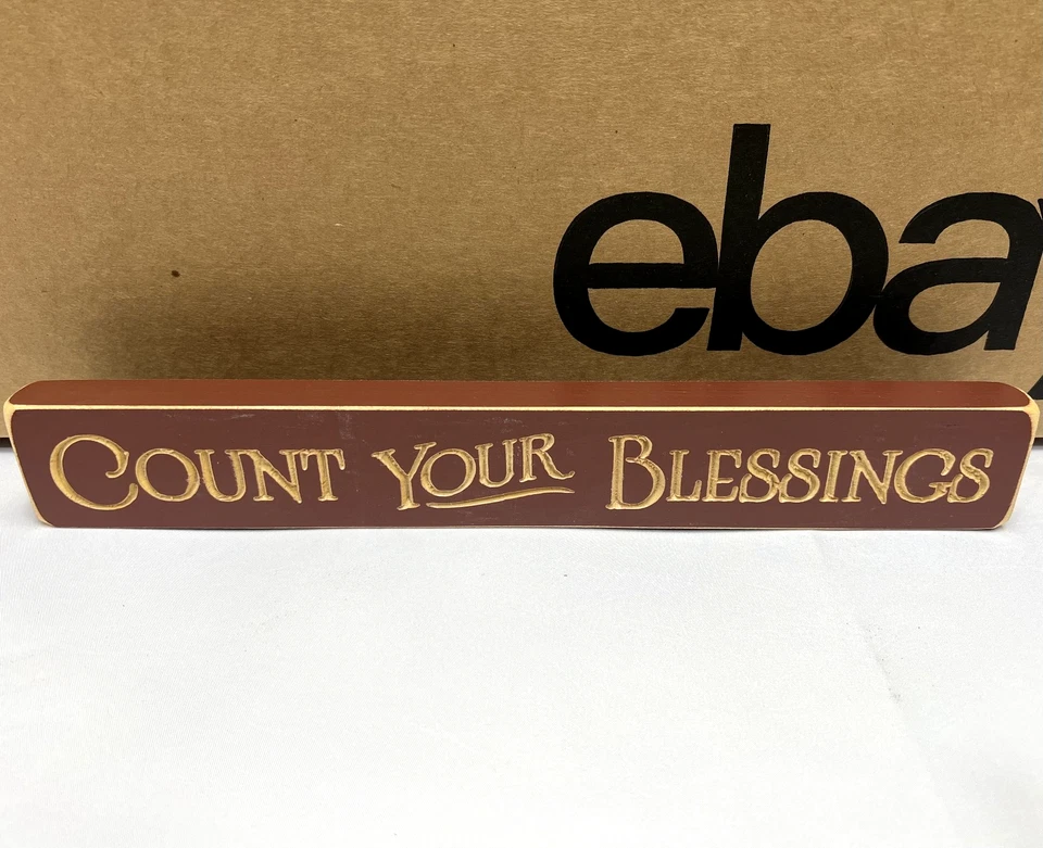 Вдохновляющие деревенские деревянные знаки лот из 3 штук Your Blessings Believe Hope Dream - Изображение 2 из 4