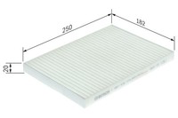 Innenraumfilter Bosch 1 987 435 075 Partikelfilter FüR Renault Koleos Dci HY0K