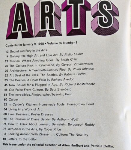 Rare LOOK mag January 9, 1968 Beatles Avedon portfolio pullout IN TACT - Picture 4 of 10
