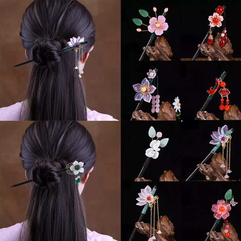 Tassel Hairpin Vintage Chignon Pin Stick Headwear Chopstick Hair Clip Women  Hair