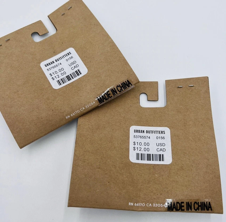 NUEVO CON ETIQUETAS Urban Outfitters Pastel Rosa Claro Cuentas Brillante Dorado Clip de Pelo Juego de Correas Foto 3 de 4