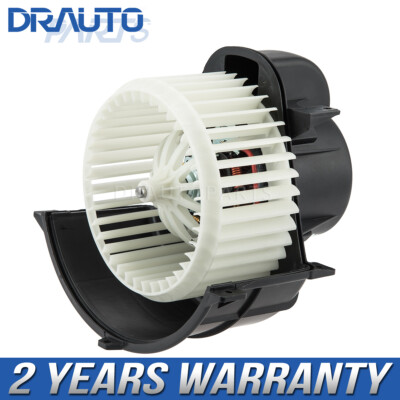 ROADFAR Motor De Ventilador De Calefactor HVAC A/C Con Jaula De Ventilador, Motor De Ventilador De Aire Acondicionado Para 2007-2015 Para Audi Para Q7, 03-06,08-10 Para Porsche Para Cayenne, 2004-2010