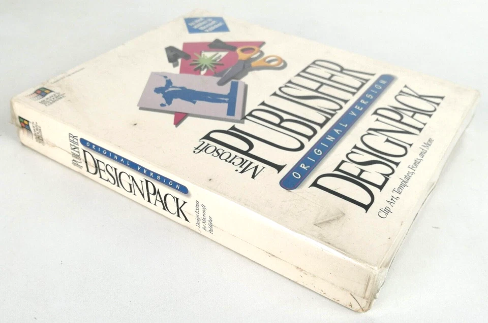 MICROSOFT PUBLISHER DESIGN PACK - SOFTWERE - 1994 - NUOVO SIGILLATO - Immagine 2 di 3