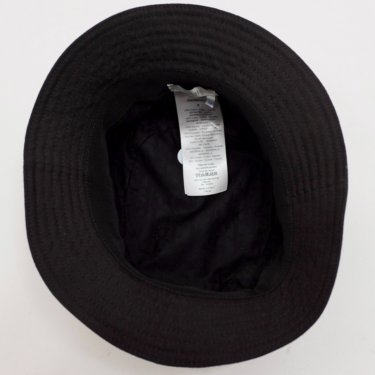 DIOR x Kenny Scharf hat bucket black sz Medium | eBay