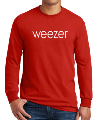 Weezer Long Sleeve T-Shirt Punk Rock Band Legend S-3XL Cotton Tee