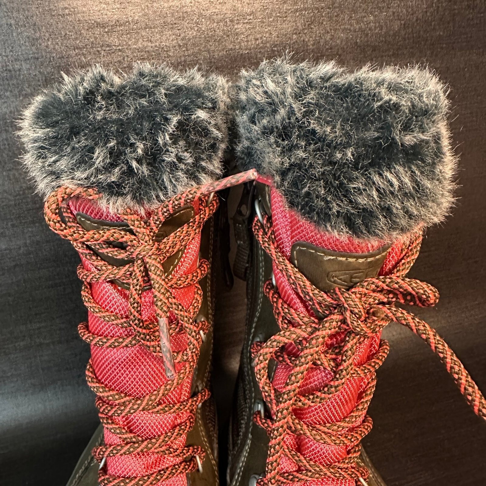 Stivali Keen Kelsey bambini giovani taglia 4 impermeabili outdoor escursionismo invernali isolati