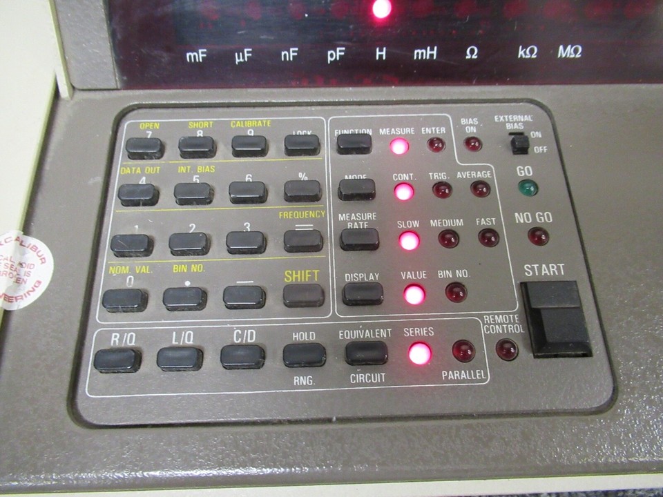 GENRAD GENERAL RADIO 1659 RLC DIGIBRIDGE ELECTRONIC METER AS PICTURED ...