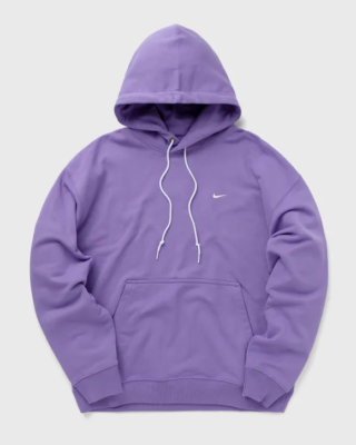 Nike Solo Swoosh French Terry Pullover Hoodie (M-L) Space Purple