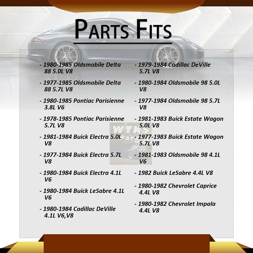 Extremos de barra de amarre exterior interior delantero 4 piezas para Pontiac Bonneville 1977-1981 5,7 L Foto 4 de 4