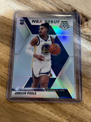 2019-20 Panini Mosaic NBA Debut Silver Prizm Jordan Poole #261
