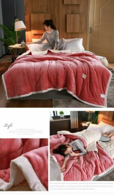 Winter Dicke Decken für Betten Fleece Flanell Warm Throws Decke Kuscheldecken FN