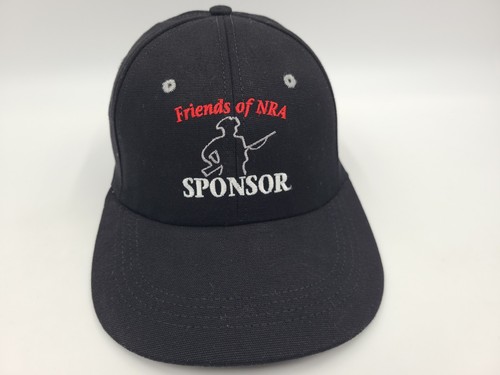 Vintage Friends of NRA Sponsor Strapback Adjustable Hat Cap Dad Men Women Black