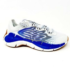 Reebok Zig Kinetica II Morning Fog White Blue Mens Running Sneakers FX3019