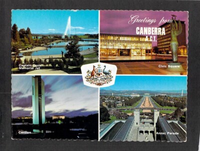 B4417 Australia ACT Canberra Ethos Carillon Anzac Pde PU1976 postcard