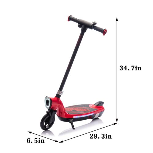 Kids Ride On Electric Scooter With Kickstand,Scooter Bell,Faster Speed And Longe - Picture 4 of 11