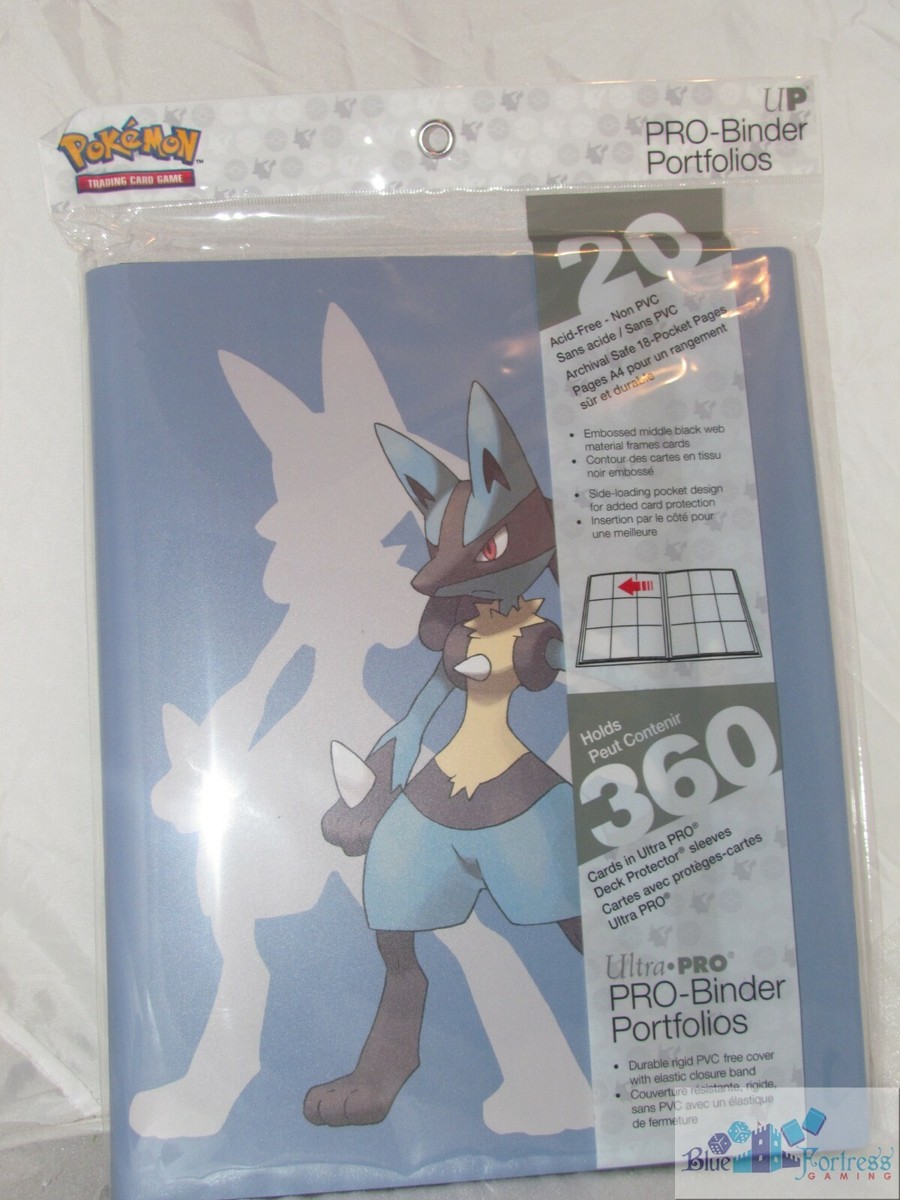 lucario pokemon card binder Lucario Ultra Pro 360 Binder – Delight