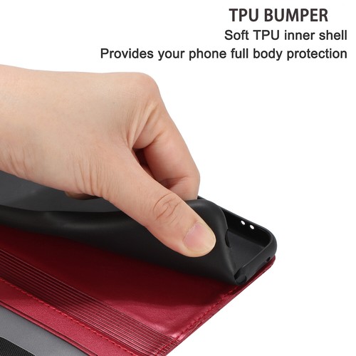For SamsungS24 A15 A05S Wall Cat Pattern PU Leather Flip Wallet Case Phone Cover - Picture 9 of 16
