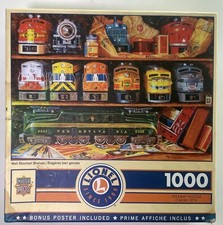 Lionel Trains Well Stocked Shelves 1000 Piece Jigsaw Puzzle New Sealed Box Wear