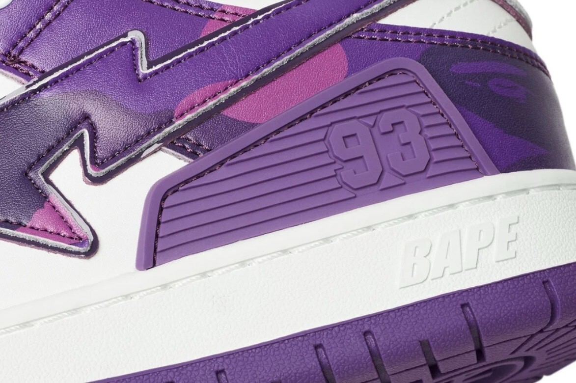 BAPE SK8 STA #1 PURPLE A BATHING APE #1K80-191-310 Mens | eBay