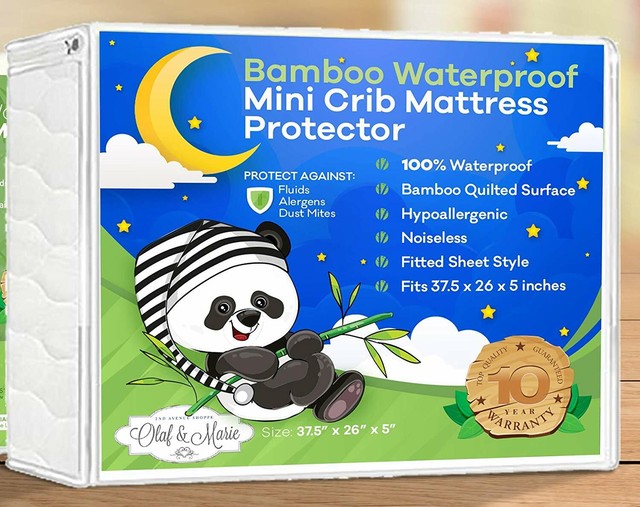 bamboo crib mattress protector