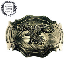 Metal Zinc Alloy Belt Buckle Western Cowboy PREMIUM Fashion Style Vintage Eagle