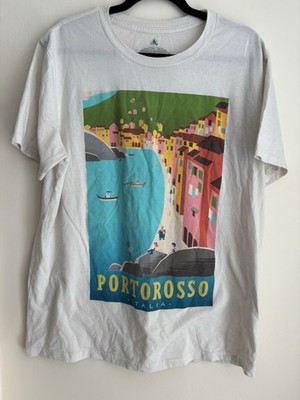 Disney World Portorosso Italia Tshirt Luca Movie Men s Size L