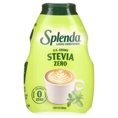 Splenda ZERO Stevia Liquid Zero Calorie Sweetener, 3.38 fl oz.,.USA