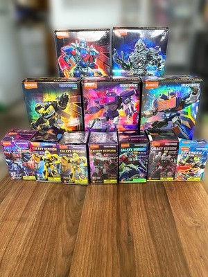 Lot of 12 Blokees Transformers Model Kits -  Classic, Galaxy, Defender Classes