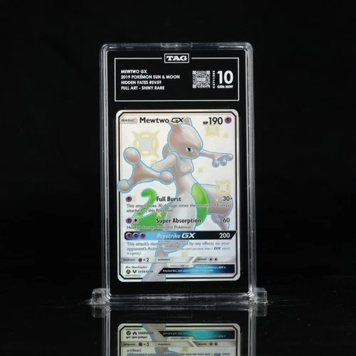 Pokemon Mewtwo GX Hidden Fates TAG 10 SV59